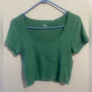 Brand new pac sun green crop top